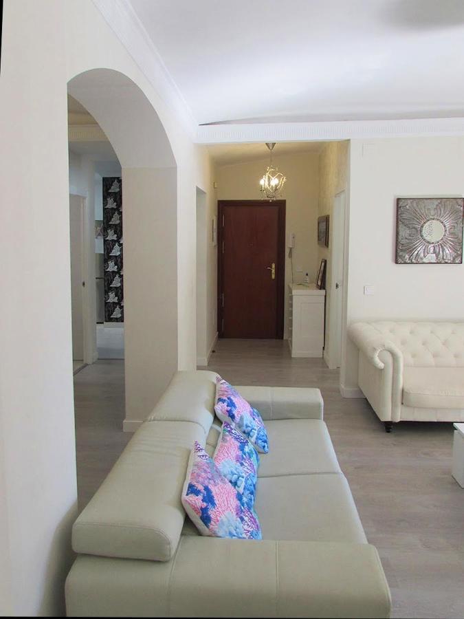 Apartamento A 50 Metros De La Playa Malagueta Con Vistas Al Mar Málaga Eksteriør billede